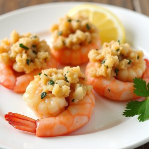 Baked Stuffed Shrimp inspired by Anthony's Pier 4