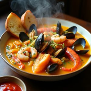 Bouillabaisse A La Marseillaise inspired by Anthony's Pier 4