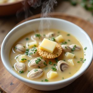 New England Clam Chowder inspired by Anthony's Pier 4