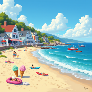 Ice cream shop in Massachusetts (placeholder image)