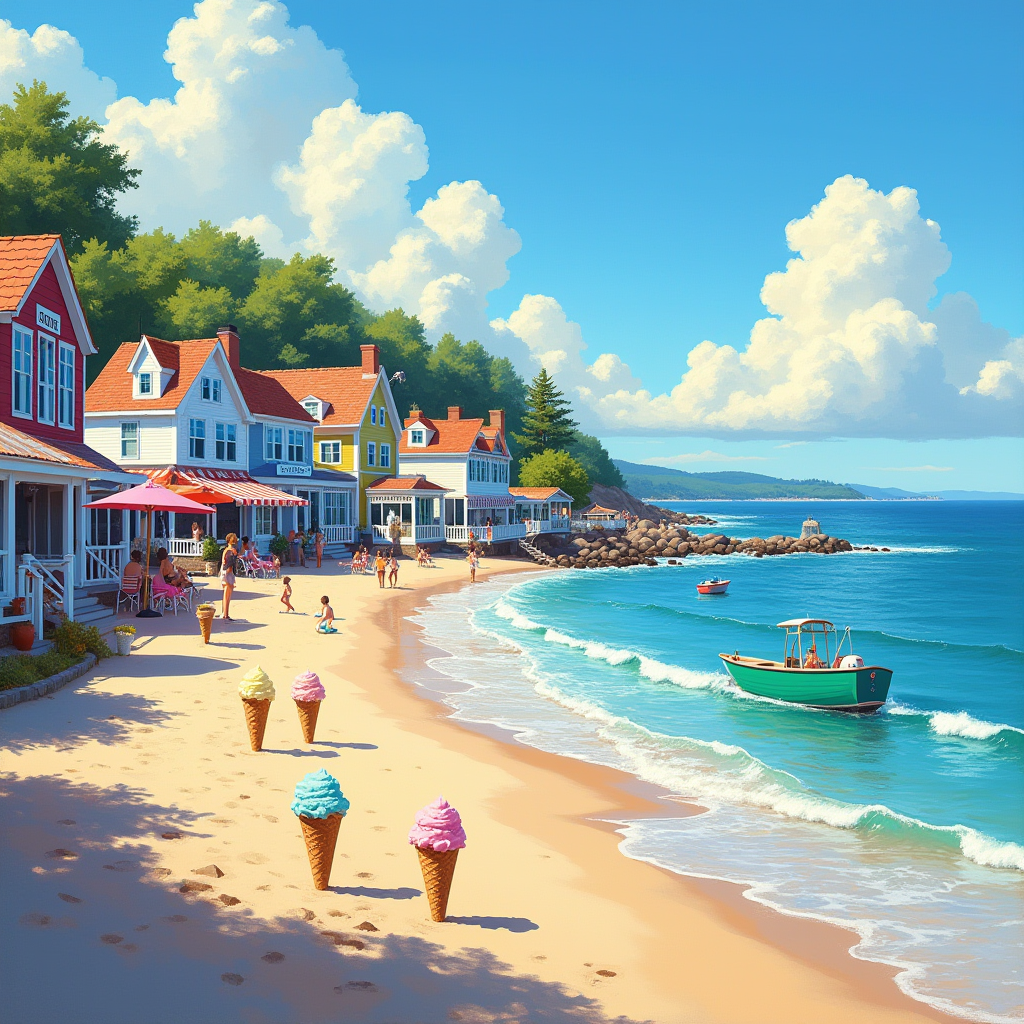 Ice cream shop in Massachusetts (placeholder image)