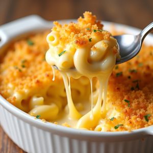 Ultimate Mac and Cheese with Crispy Topping inspired by The Blue Diner