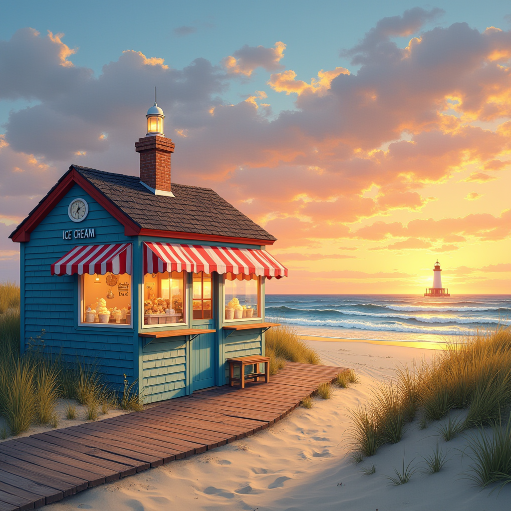 Ice cream shop in Massachusetts (placeholder image)