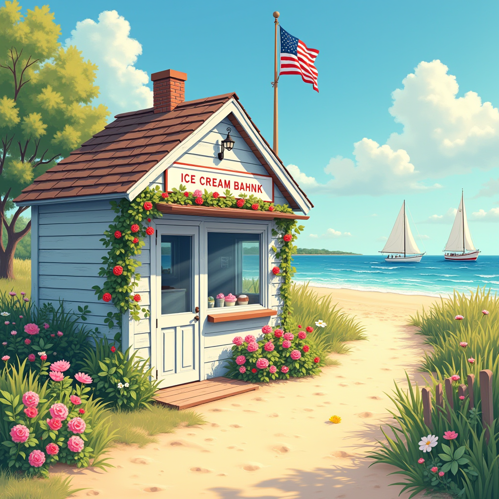 Ice cream shop in Massachusetts (placeholder image)