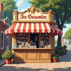 Ice cream shop in Massachusetts (placeholder image)
