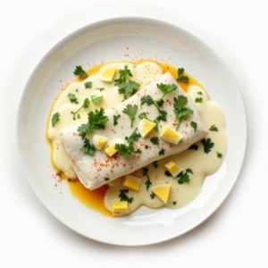 Finnan Haddie with Parsley Egg Sauce inspired by Dini's Sea Grill