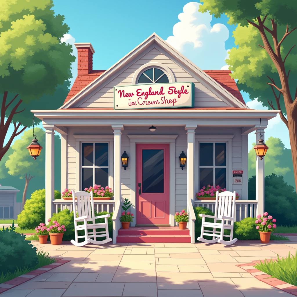 Ice cream shop in Massachusetts (placeholder image)