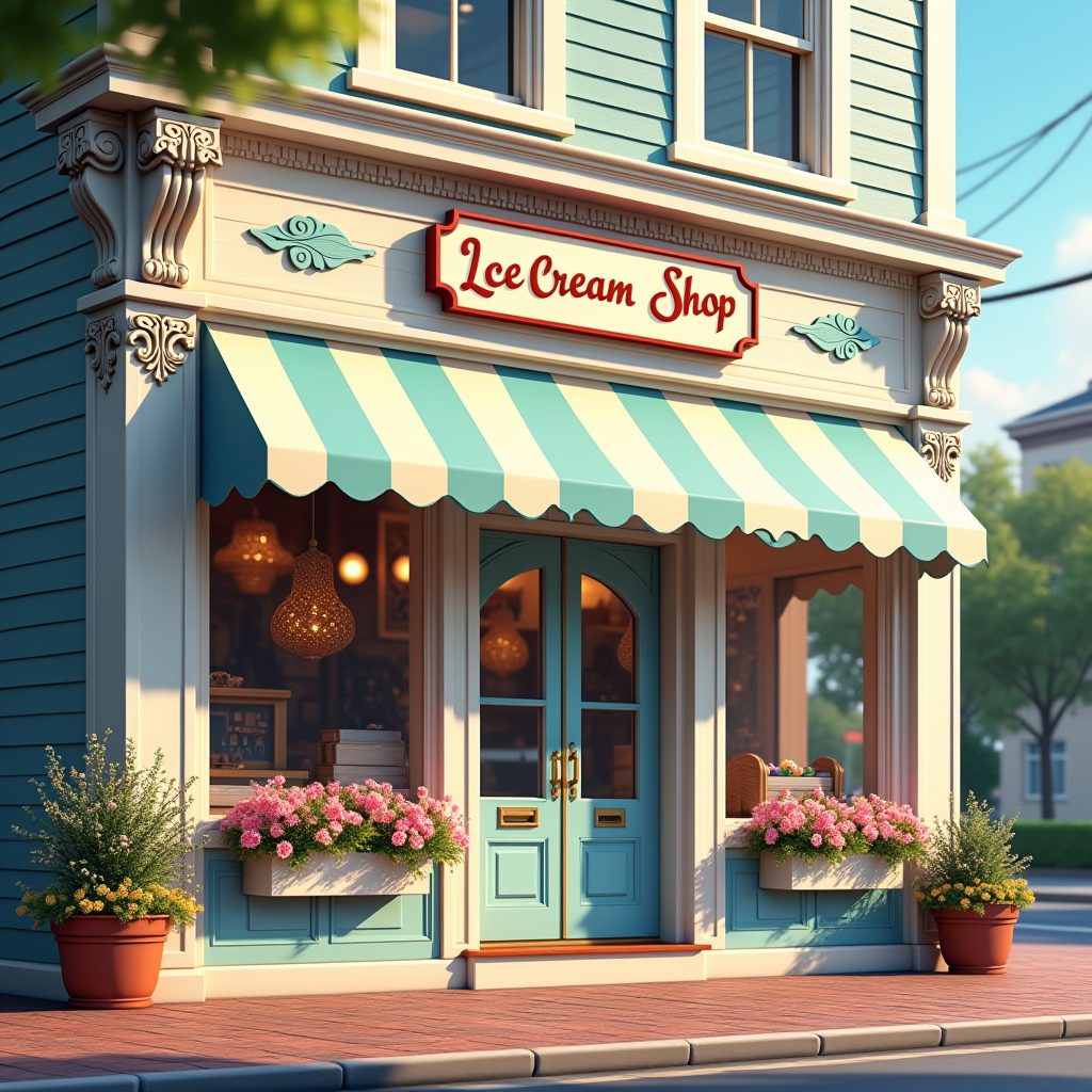 Ice cream shop in Massachusetts (placeholder image)