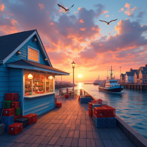 Ice cream shop in Massachusetts (placeholder image)