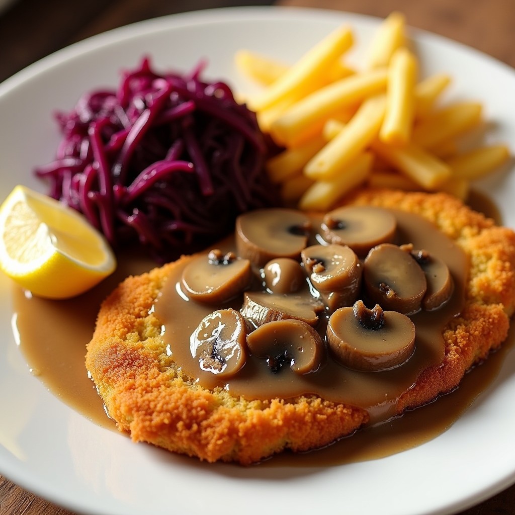 Geman Main Course The Student Prince & The Fort Restaurant Inspired Kaiser Schnitzel with ...
