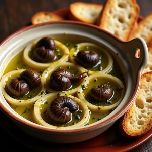 Escargot à la Bourguignonne with Garlic-Herb Butter inspired by Aujourd'hui