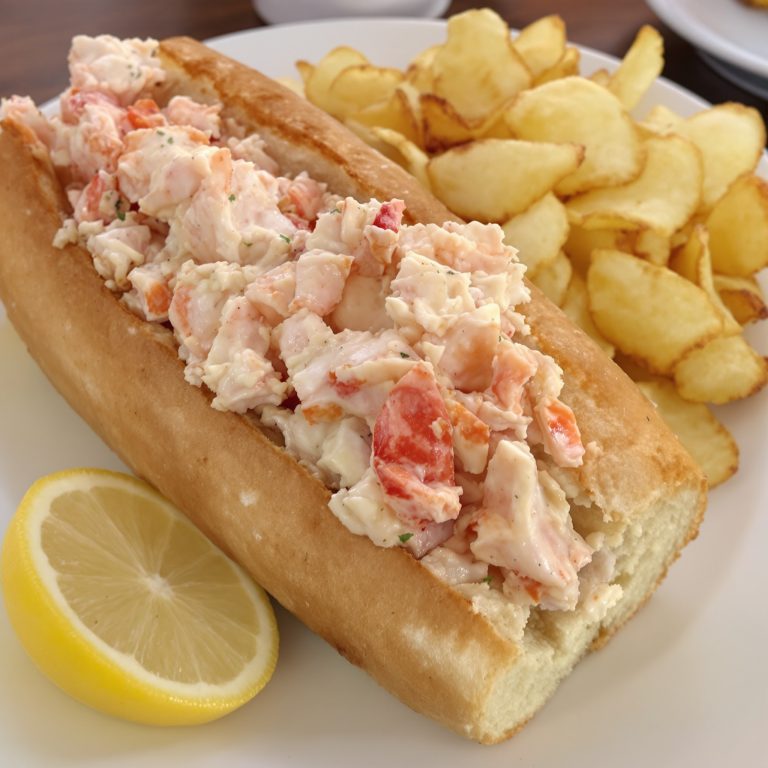 Classic Lobster Roll with Lemon Butter inspired by The Barnacle