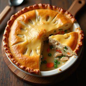 Classic New England Chicken Pot Pie inspired by Durgin-Park Restaurant