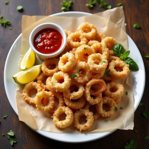 Crispy Fried Calamari with Zesty Marinara inspired by Durgin-Park Restaurant