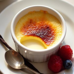 Classic Crème Brûlée with Vanilla Bean inspired by The Hungry I