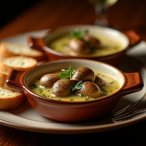 Escargot à la Bourguignonne with Garlic Herb Butter inspired by The Hungry I