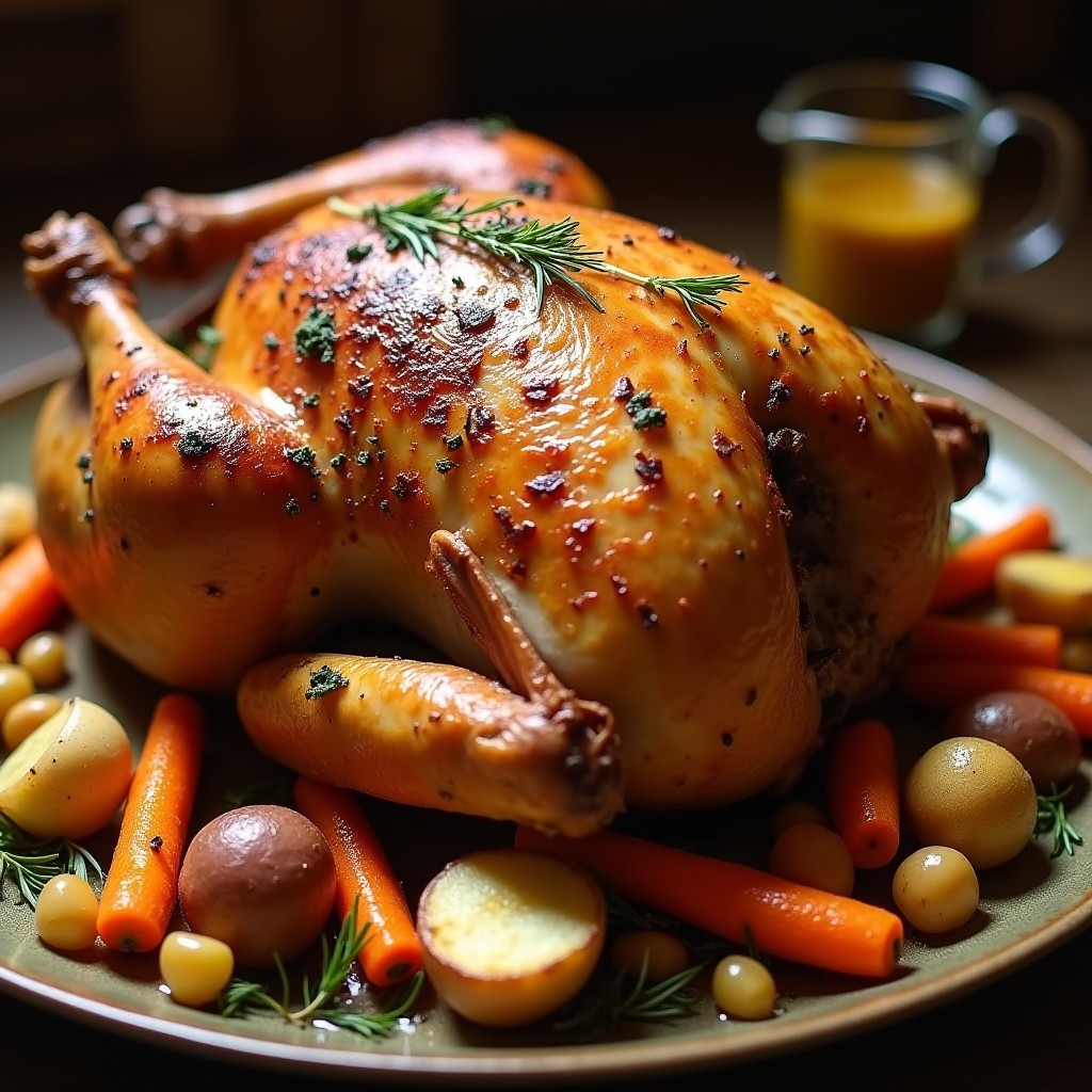 Poullet Roti The Hungry I Inspired Poulet Rôti with Herbs de Provence - massappetite.com